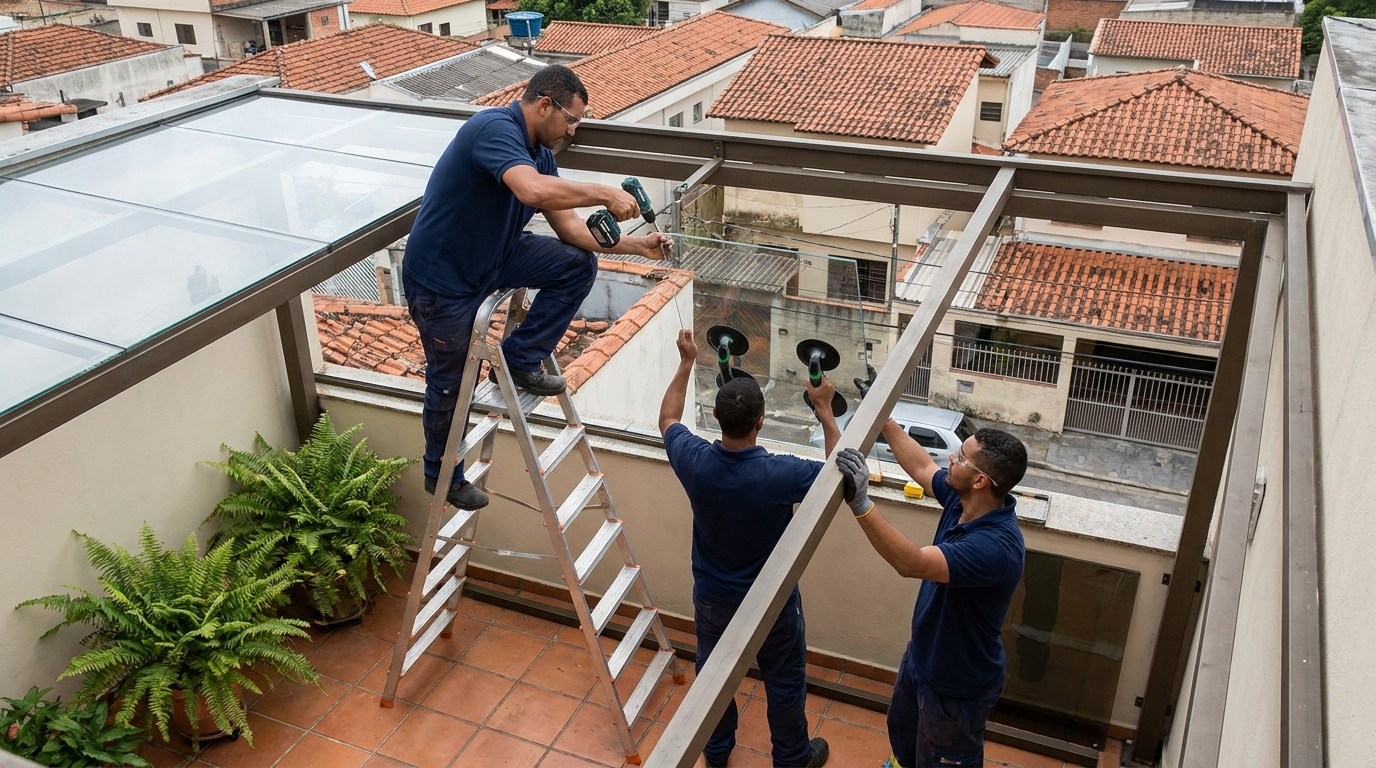 Cobertura de Vidro em Palmas‑TO